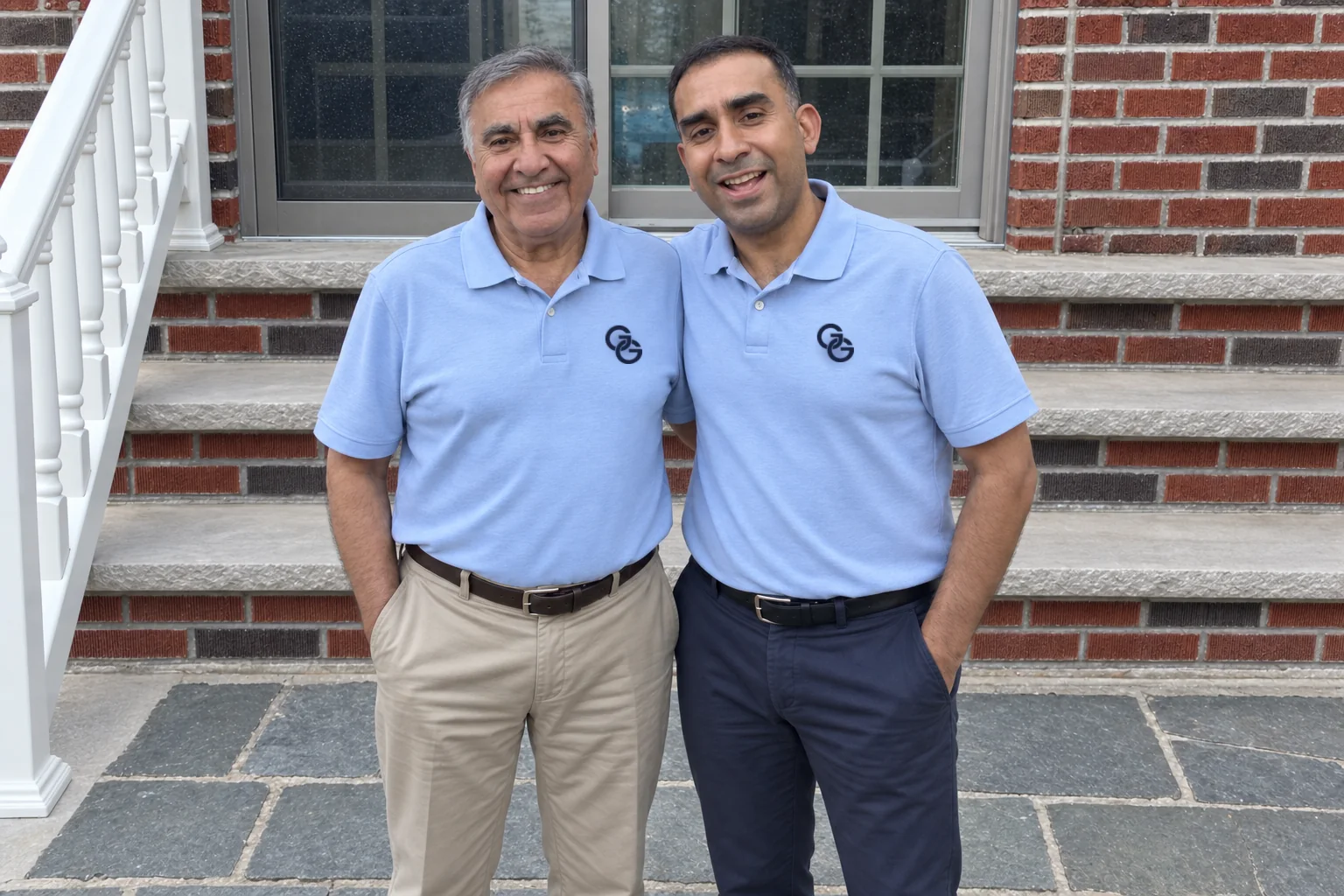 John Gonzalez and his father, the two G's of G&G Cleaning Service